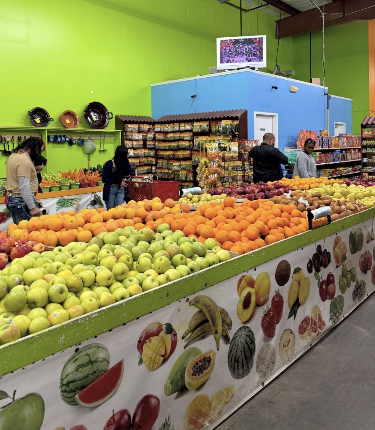 Fresh fruit wall
